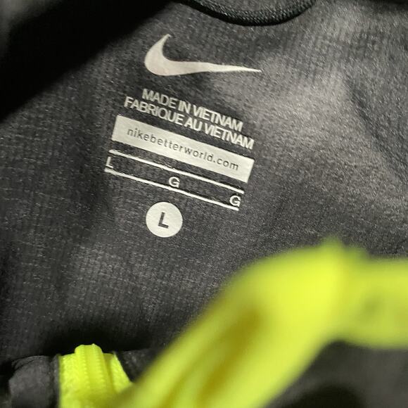 Nike 3M Impossibly Light Running Jacket Unisex L Full Zip Hood Black - Picture 6 of 8